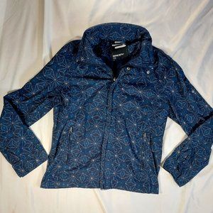 Brody Windbreaker Jacket With Tuck Away Hood (Zipper Pouch) Size Large